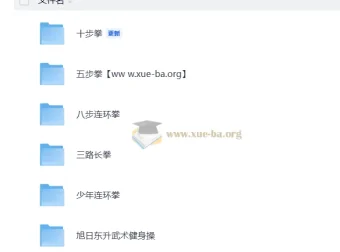 少儿武术教学视频合集