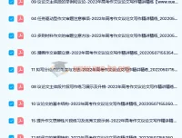 高考作文议论文写作精讲精练资料