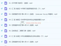 杨荷 2024 初三中考语文 A+春季班（下）视频课程