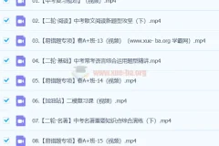 杨荷 2024 初三中考语文 A+春季班（下）视频课程