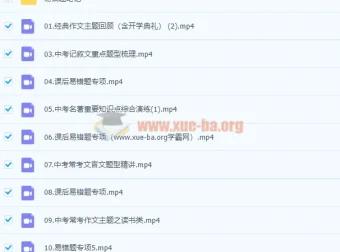 柳宁初三语文春季冲顶班（2022）