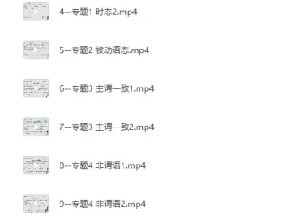 小蕾老师：英语语法1000题专项精讲课程