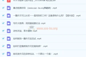 玉米语文老师作文系列课提升版：作文专题课