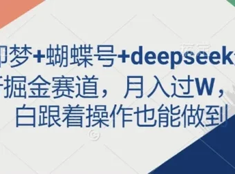 即梦、蝴蝶号与deepseek：最新掘金图文项目