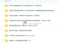 刘飞飞初中英语初一初二初三语法大全课程