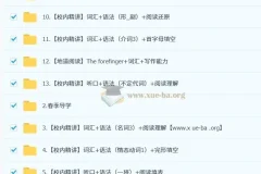 杜德红初一英语培训班（春上·全国版·A+）：含讲义与练习