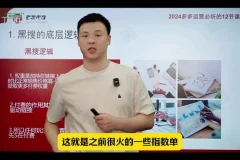 老陶亲授：2024拼多多运营12讲之爆款打造与流量裂变