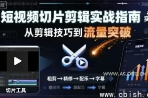 短视频切片剪辑实战：快速涨粉变现专业指南