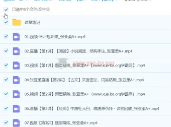 2024年高一张亚柔语文春季班课程