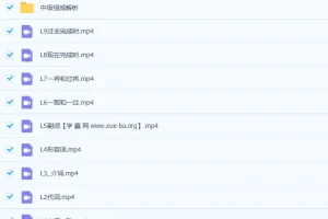 初中英语语法：中学中级语法训练营18讲