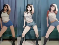 AI发光短裙舞蹈视频制作教程：新手快速上手指南