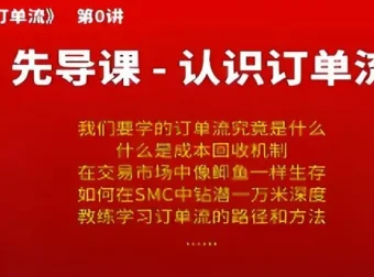 熊猫交易学社黄金VIP系统课：SMC订单流交易课程