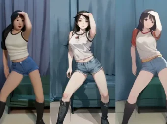 AI发光短裙舞蹈视频制作教程：新手快速上手指南