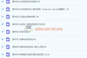 小学英语语法入门50课视频讲解教程