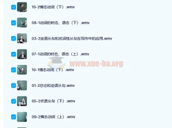 高中英语【核心语法：从句及动词】快速提升班（极速版）
