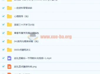 2021高考数学赵礼显三轮复习点睛班