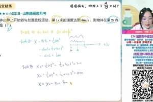 2024郑梦瑶高一物理精品课程全攻略
