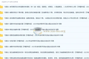 2025年高考数学导数压轴大题必杀技系列