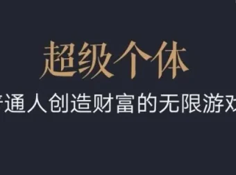 超级个体：2024-2025翻盘指南，普通人创造财富的无限游戏
