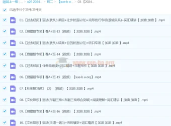 2024春下学期初二全国英语王凯娇A+课程