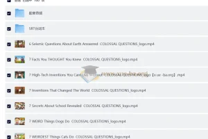 油管知识科普问答节目《Colossal Questions》