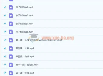 程一墨毛笔字书法课12讲高清视频教程