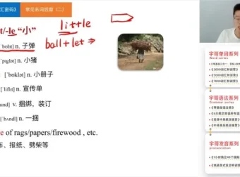 韩宇3000-5000词汇速记课：108节词根词缀通关课程