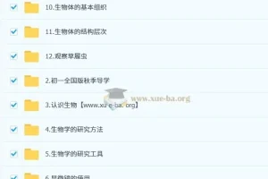 张雨桐 2025 – 2026 初一生物秋上·全国版·A+课程