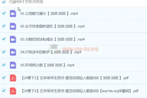 2024春下五年级数学人教A+班（房亮）