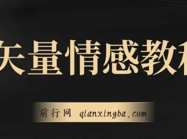 矢量动画情感教程：适合情感、思维、创业教育等赛道的高点赞涨粉秘籍