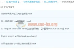 初中英语同步语法课程：高洁精讲