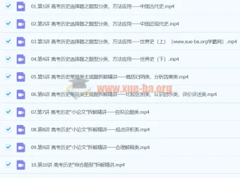 2024褚润高三高考历史寒假班