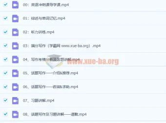 树成林雨君老师 2022高考英语冲刺48讲课程