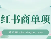 小红书商单项目：2023年热门蓝海涨粉变现课程