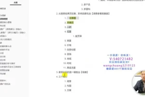 钟伟志淘宝无界STB爆款实战课：揭秘赛马机制与精准推广