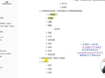 钟伟志淘宝无界STB爆款实战课：揭秘赛马机制与精准推广