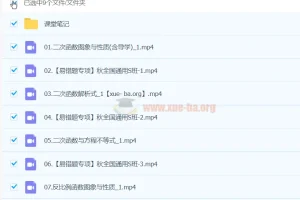 2025刘岩初三中考数学暑假课程