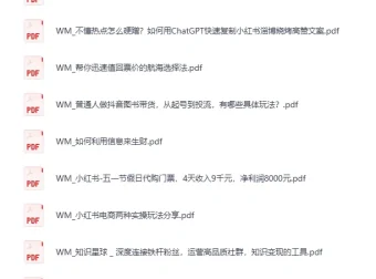 生财有术付费资源 [PDF]