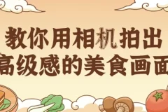 教你用相机拍出高级感的美食画面课程
