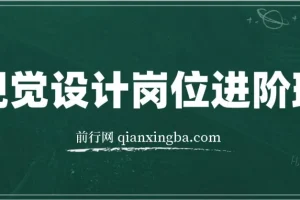 视觉设计岗位进阶班：从美工到设计师的蜕变课程