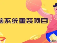 电脑系统重装项目：傻瓜式操作，0成本一单20元，小白也能轻松上手