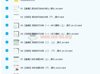 2022高考英语 聂宁 尖端春季班课程