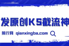 首发原创KS截流神器：手机端ID采集截流工具