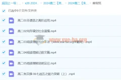 高二英语朱汉琪2024寒假班