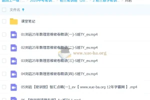 刘岩 2025 初三数学中考数学密训班