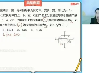 2024谢丽荣高二物理暑假班：电路、磁场、动量精讲课程
