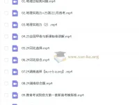 2025高三高考地理：张艳平全年一轮二轮课程（暑假、秋季、寒假、春季）