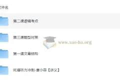 【英语学习】唐小菲托福听力冲刺课程