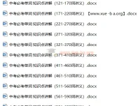 2024年九年级中考英语一轮复习：中考必考单词知识点讲解课程