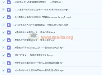 张怡筠博士 儿童情商教育指导师专业技能线上认证课（完结）